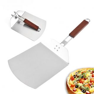 Stainless steel folding pizza spatula