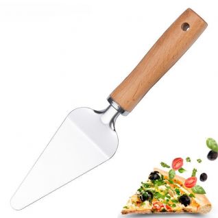 Beech handle triangle pizza shovel
