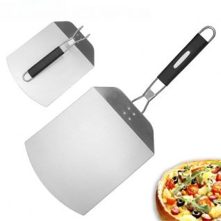 Rubber plastic handle square pizza transfer spatula